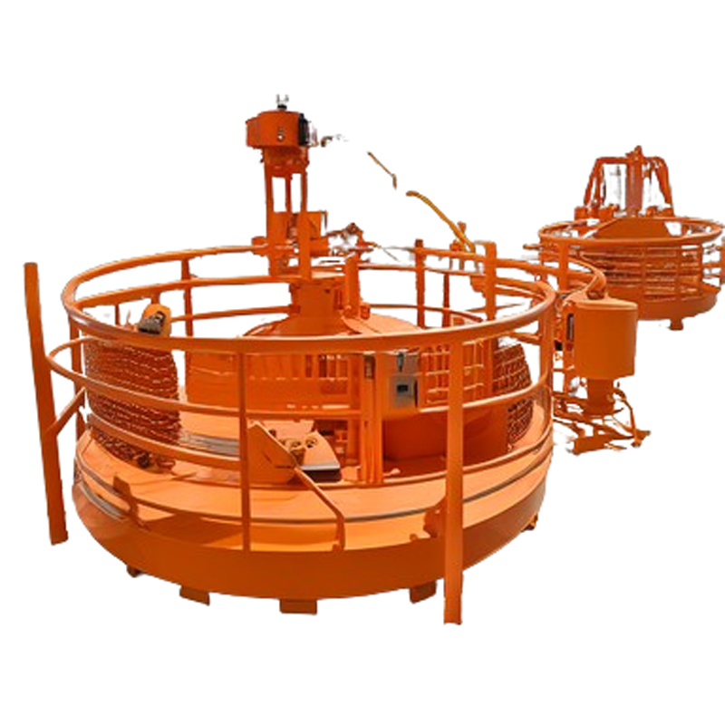 Runde Hängeplattform aus Stahl